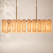 Valette Alabaster Rectangular Chandelier 60