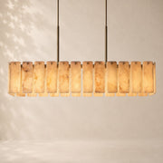 Valette Alabaster Rectangular Chandelier 72