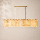 Valette Alabaster Rectangular Chandelier 72