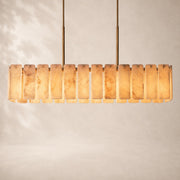 Valette Alabaster Rectangular Chandelier 72