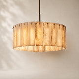 Valette Alabaster Round Chandelier 36