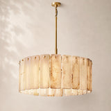 Valette Alabaster Round Chandelier 36