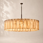 Valette Alabaster Round Chandelier 60