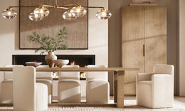 Velmora Clear Glass Mobile Linear Chandelier 60