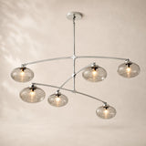 Velmora Clear Glass Round Chandelier 48