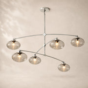 Velmora Clear Glass Round Chandelier 48