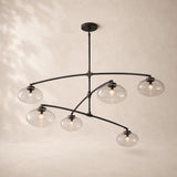 Velmora Clear Glass Round Chandelier 48