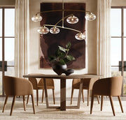Velmora Clear Glass Round Chandelier 48