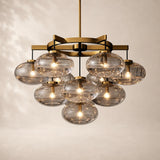 Velmora Clear Glass Round Chandelier 36