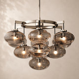 Velmora Clear Glass Round Chandelier 36