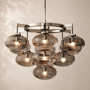 Velmora Clear Glass Round Chandelier 36