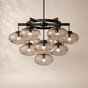 Velmora Clear Glass Round Chandelier 36