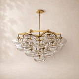Velmora Clear Glass Round Chandelier 48