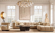 Velmora Clear Glass Round Chandelier 60