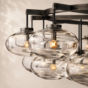 Velmora Clear Glass Round Chandelier 60