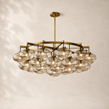 Velmora Clear Glass Round Chandelier 60