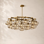 Velmora Clear Glass Round Chandelier 60