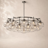 Velmora Clear Glass Round Chandelier 60