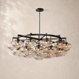 Velmora Clear Glass Round Chandelier 60