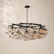 Velmora Clear Glass Round Chandelier 60