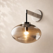 Velmora Clear Glass Wall Sconce 13