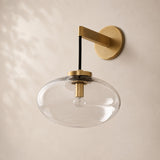 Velmora Clear Glass Wall Sconce 13
