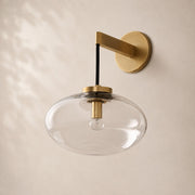 Velmora Clear Glass Wall Sconce 13