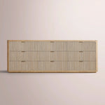 Camora Drawer Dresser — GREIGE OAK / 90
