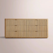 Camora Drawer Dresser — NATURAL OAK / 72