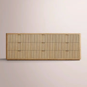 Camora Drawer Dresser — NATURAL OAK / 90