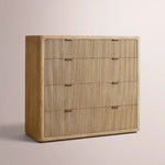 Camora Tall Drawer Dresser — GREIGE OAK / 5-DRESSER