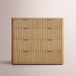 Camora Tall Drawer Dresser — NATURAL OAK / 5-DRESSER