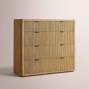 Camora Tall Drawer Dresser — NATURAL OAK / 5-DRESSER