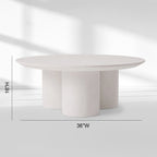 Cascade Outdoor Coffee Table 32"D 36"D