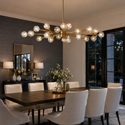 Celestine Clear Crystal Glass Oval Chandelier 72