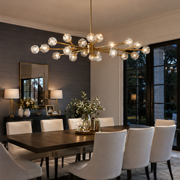 Celestine Clear Crystal Glass Oval Chandelier 72