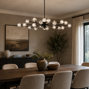 Celestine Clear Crystal Glass Oval Chandelier 72