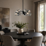 Celestine Clear Crystal Glass Round Chandelier 24