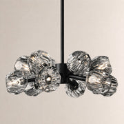 Celestine Clear Crystal Glass Round Chandelier 24