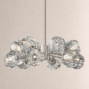 Celestine Clear Crystal Glass Round Chandelier 24