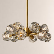 Celestine Clear Crystal Glass Round Chandelier 24