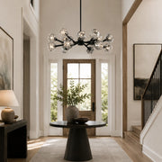 Celestine Clear Crystal Glass Round Chandelier 36