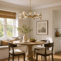 Celestine Clear Crystal Glass Round Chandelier 36