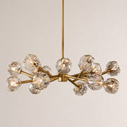 Celestine Clear Crystal Glass Round Chandelier 36