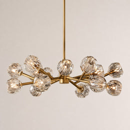 Celestine Clear Crystal Glass Round Chandelier 36