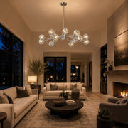 Celestine Clear Crystal Glass Round Chandelier 48