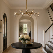 Celestine Clear Crystal Glass Round Chandelier 72