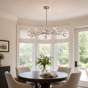 Celestine Clear Crystal Glass Round Chandelier 72