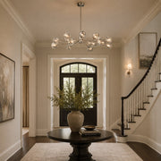 Celestine Clear Crystal Glass Round Chandelier 60