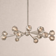 Celestine Clear Crystal Glass Round Chandelier 60